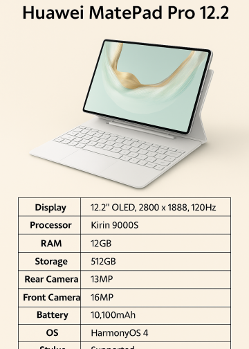Huawei MatePad Pro 12.2 Review (2025) – OLED & PC Mode