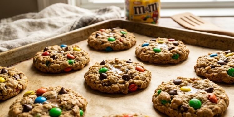 Monster Cookies Peanut Butter, Oats, M&Ms: The Kitchen Sink of Desserts