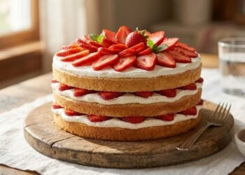 Strawberry Shortcake Layer Cake