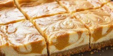 Pumpkin Cheesecake Bars