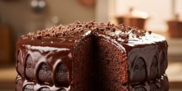 Devil’s Food Cake with Ganache