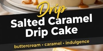 Salted Caramel Drip Cake