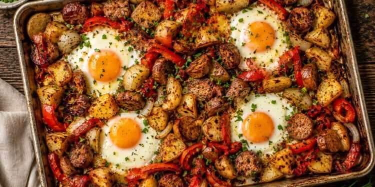 Easy Sheet Pan Breakfast Hash