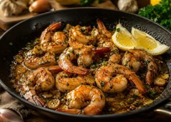 15-Minute Garlic Butter Shrimp Skillet