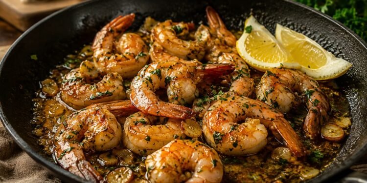 15-Minute Garlic Butter Shrimp Skillet