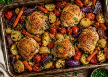 One-Pan Lemon Herb Chicken and Vegetables