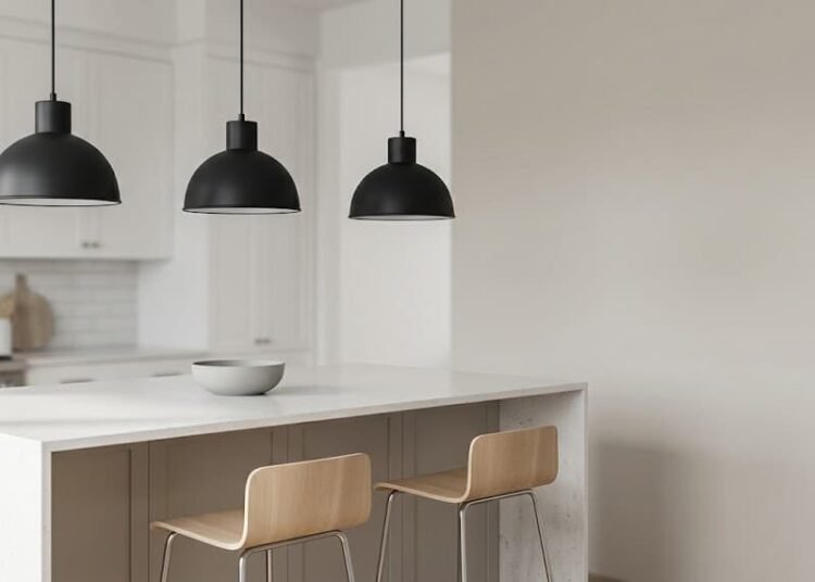 How to Choose Pendant Lighting for Your Kitchen Island