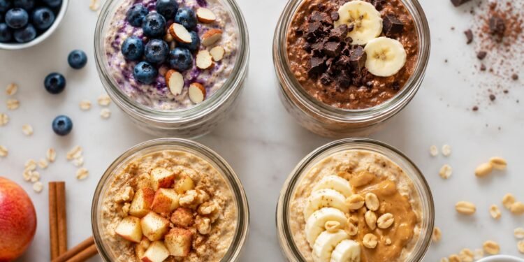 Make-Ahead Overnight Oats: Four Flavor Variations